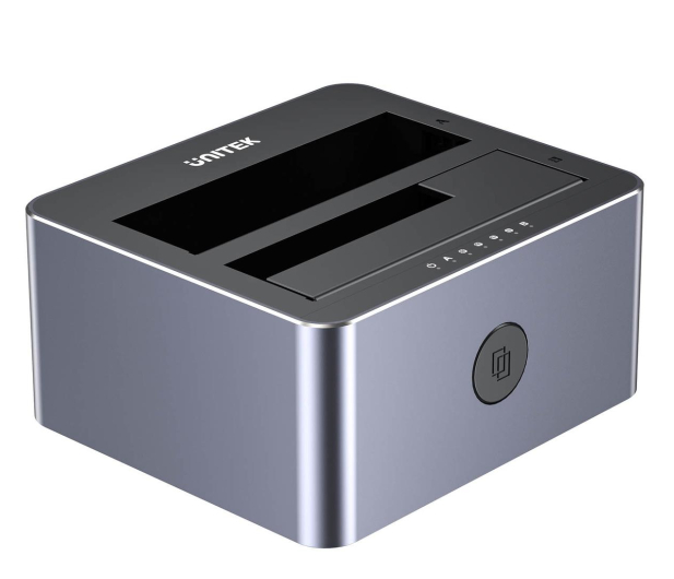 Unitek Stacja klonująca dyski 2 x SATA 2,5"/3,5" USB-C 10Gbps - 385720 - zdjęcie